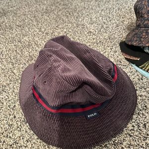 Polo corduroy bucket hat